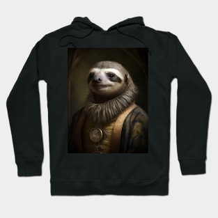 Royal Portrait of a Sloth Hoodie